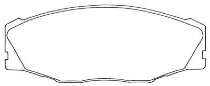 AISIN ASN-208 - Brake Pad Set, disc brake