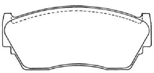 AISIN ASN-209 - Brake Pad Set, disc brake