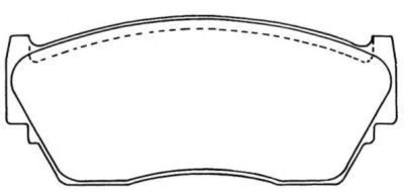 AISIN ASN-209 - Brake Pad Set, disc brake