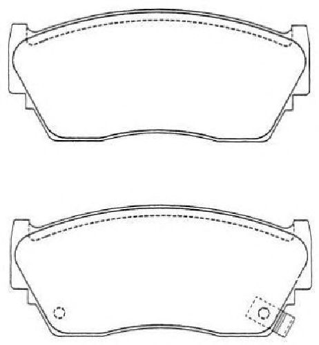 AISIN ASN-209W - Brake Pad Set, disc brake