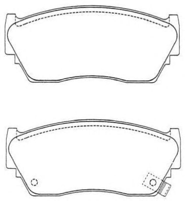 AISIN ASN-209W - Brake Pad Set, disc brake