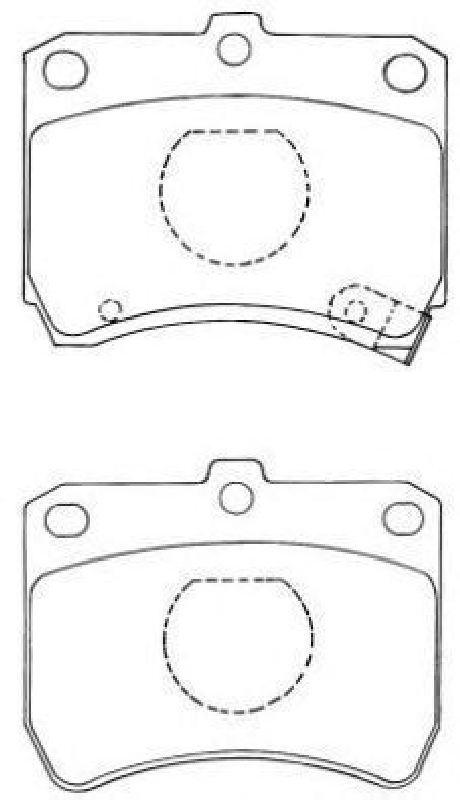 AISIN ASN-212 - Brake Pad Set, disc brake