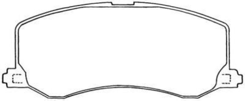 AISIN ASN-213 - Brake Pad Set, disc brake