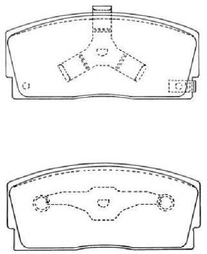 AISIN ASN-215 - Brake Pad Set, disc brake