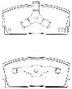 AISIN ASN-215 - Brake Pad Set, disc brake