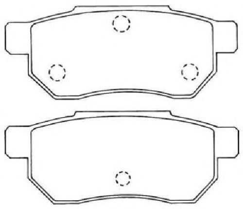 AISIN ASN-218 - Brake Pad Set, disc brake