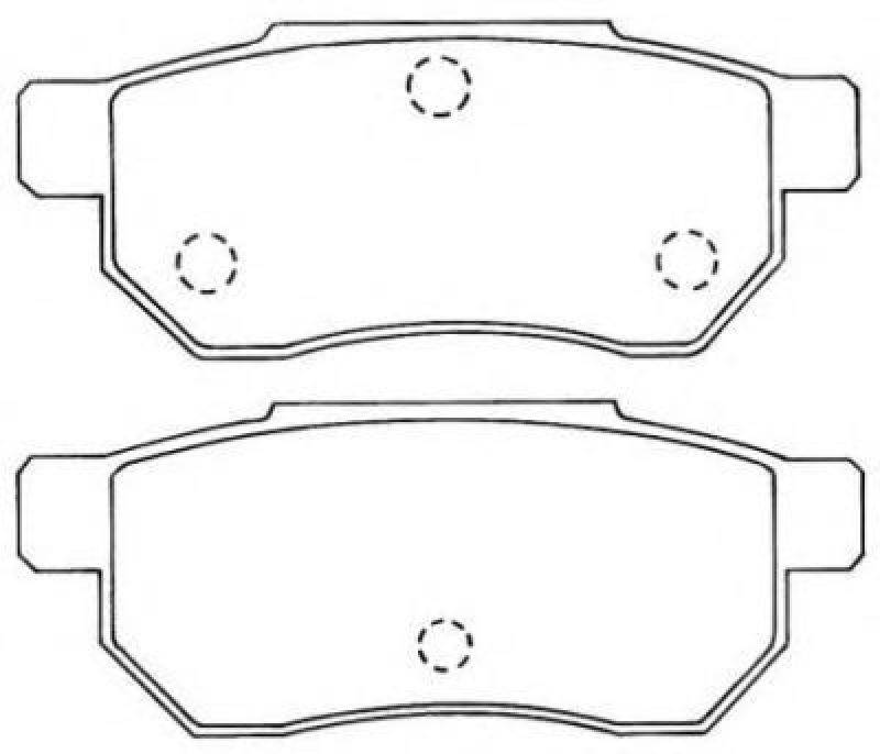 AISIN ASN-218 - Brake Pad Set, disc brake