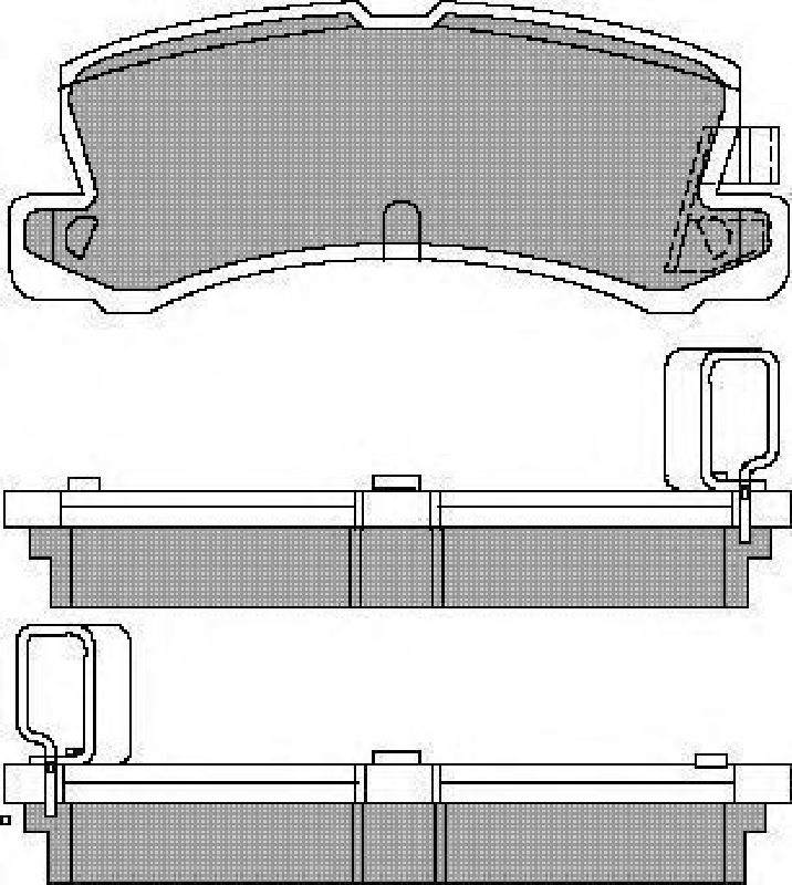 AISIN ASN-2189 - Brake Pad Set, disc brake