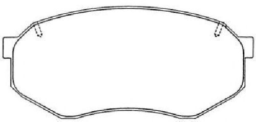 AISIN ASN-219 - Brake Pad Set, disc brake