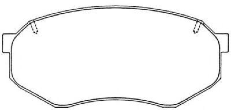 AISIN ASN-219 - Brake Pad Set, disc brake