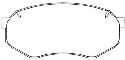 AISIN ASN-219 - Brake Pad Set, disc brake