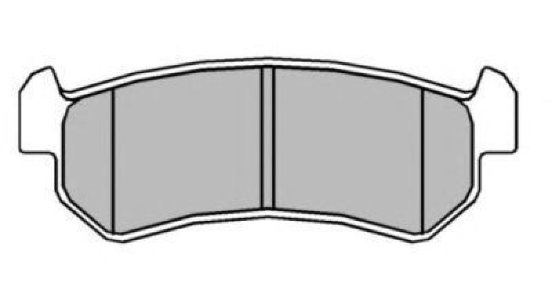 AISIN ASN-2217 - Brake Pad Set, disc brake