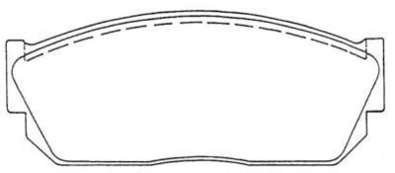 AISIN ASN-222 - Brake Pad Set, disc brake