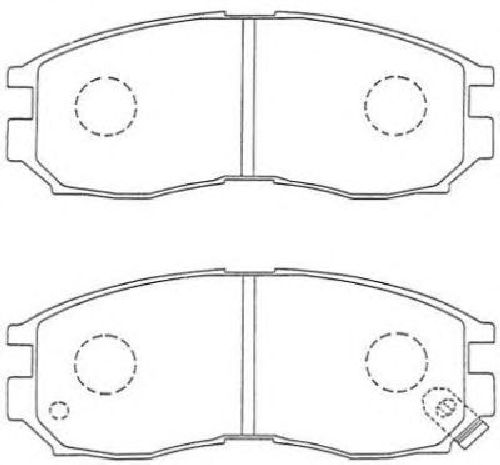 AISIN ASN-223 - Brake Pad Set, disc brake