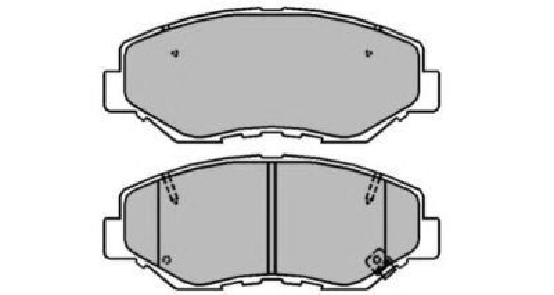 AISIN ASN-2233 - Brake Pad Set, disc brake