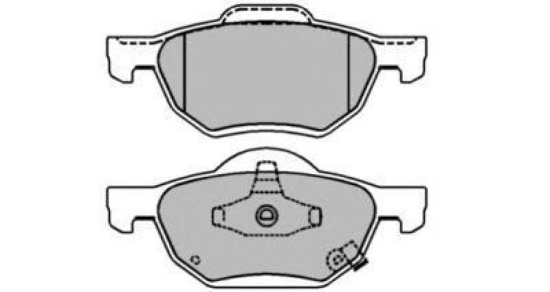 AISIN ASN-2234 - Brake Pad Set, disc brake