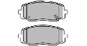 AISIN ASN-2235 - Brake Pad Set, disc brake