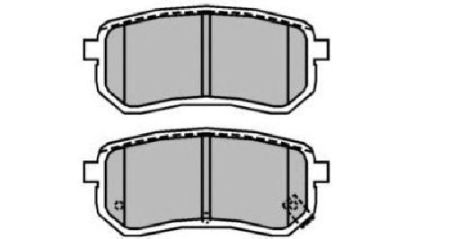 AISIN ASN-2236 - Brake Pad Set, disc brake