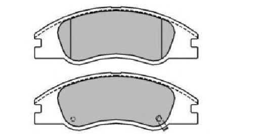 AISIN ASN-2237 - Brake Pad Set, disc brake