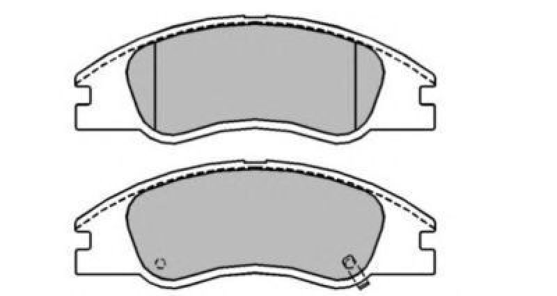 AISIN ASN-2237 - Brake Pad Set, disc brake