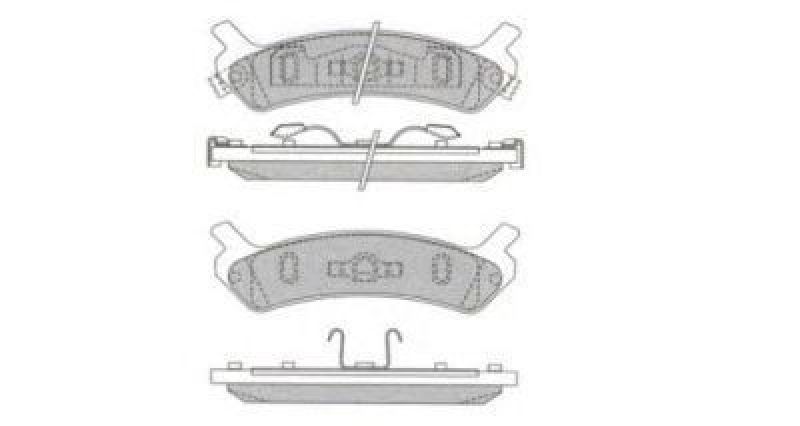 AISIN ASN-2238 - Brake Pad Set, disc brake