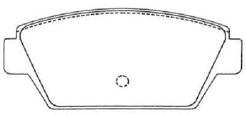 AISIN ASN-224 - Brake Pad Set, disc brake