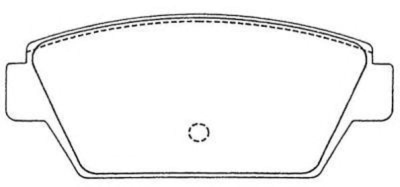 AISIN ASN-224 - Brake Pad Set, disc brake