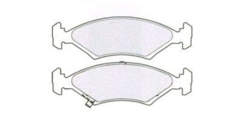 AISIN ASN-2244 - Brake Pad Set, disc brake