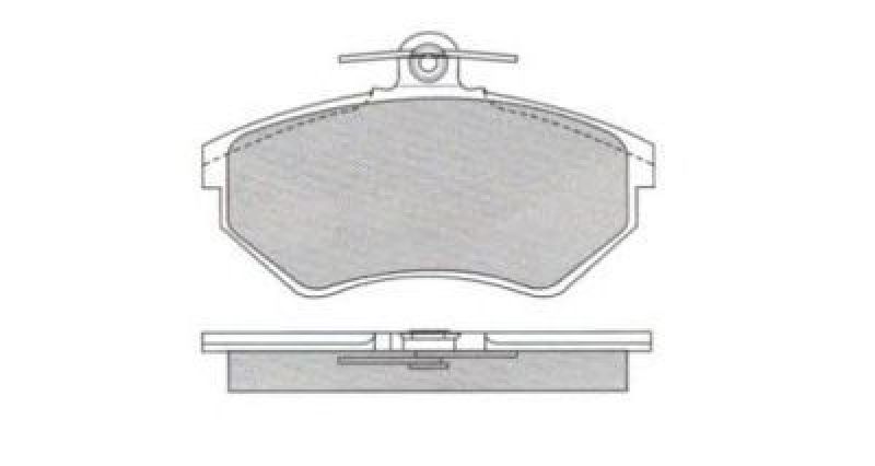 AISIN ASN-2255 - Brake Pad Set, disc brake