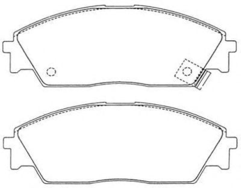 AISIN ASN-226 - Brake Pad Set, disc brake