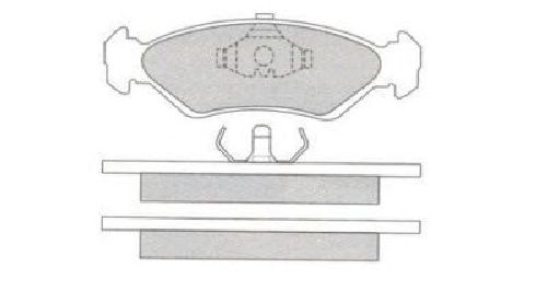 AISIN ASN-2267 - Brake Pad Set, disc brake