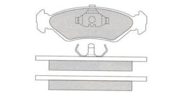 AISIN ASN-2267 - Brake Pad Set, disc brake