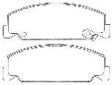 AISIN ASN-227 - Brake Pad Set, disc brake