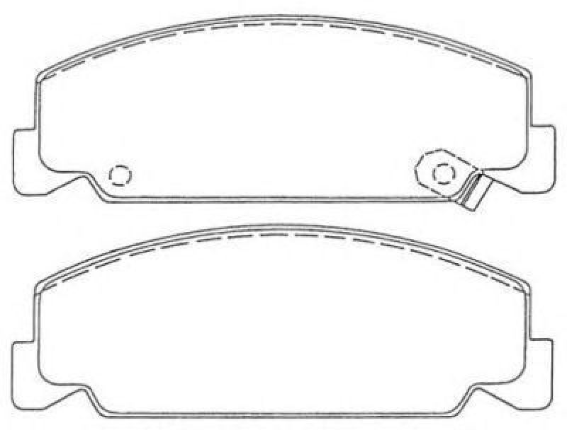 AISIN ASN-227 - Brake Pad Set, disc brake