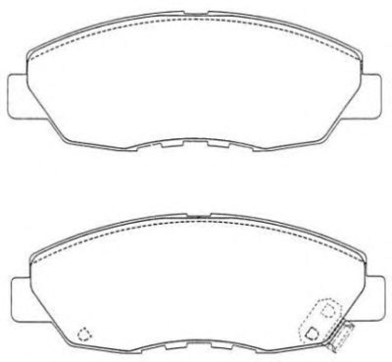 AISIN ASN-230 - Brake Pad Set, disc brake