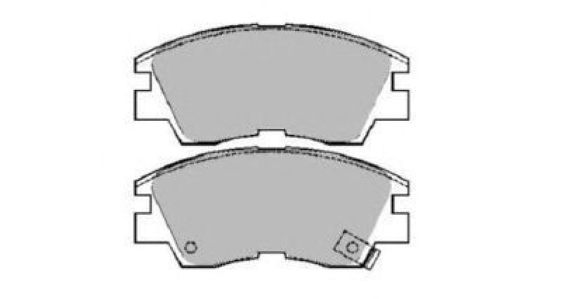 AISIN ASN-2310 - Brake Pad Set, disc brake