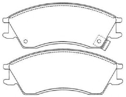 AISIN ASN-232 - Brake Pad Set, disc brake