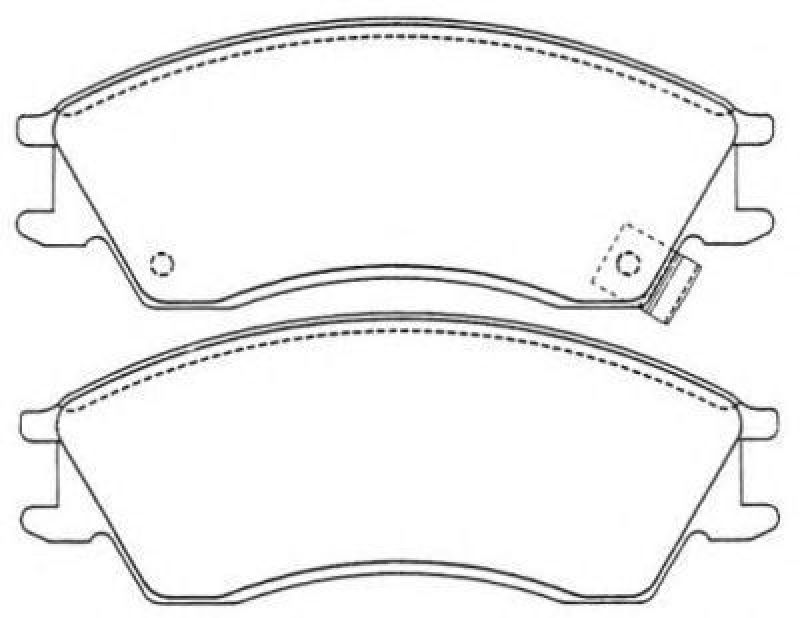 AISIN ASN-232 - Brake Pad Set, disc brake