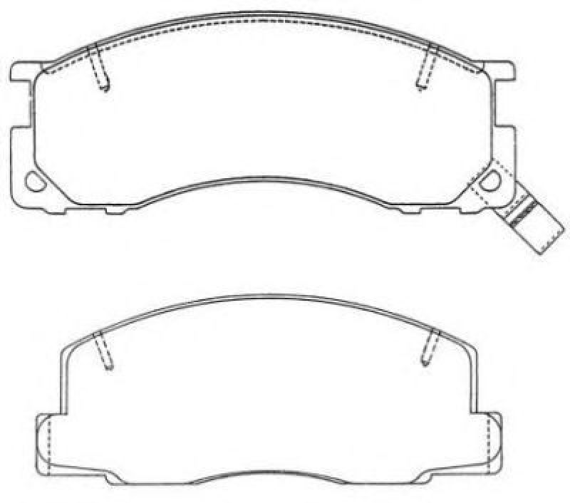 AISIN ASN-234 - Brake Pad Set, disc brake