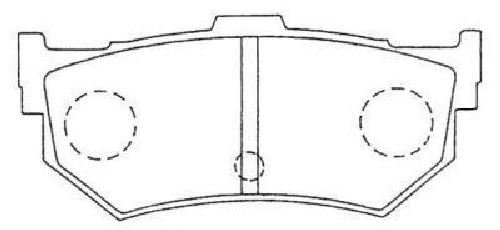 AISIN ASN-236 - Brake Pad Set, disc brake