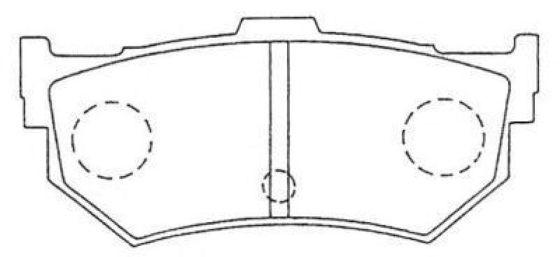 AISIN ASN-236 - Brake Pad Set, disc brake