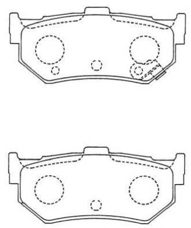 AISIN ASN-236W - Brake Pad Set, disc brake