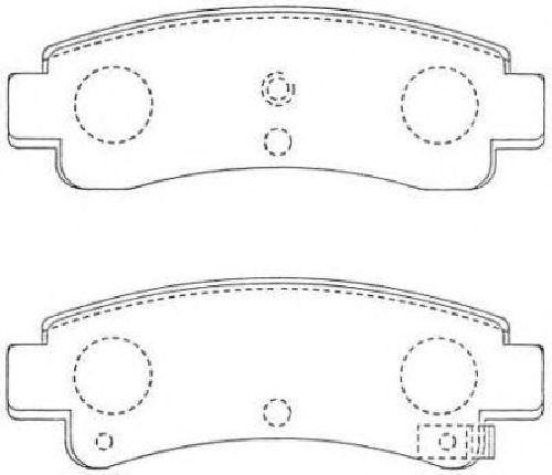 AISIN ASN-237W - Brake Pad Set, disc brake