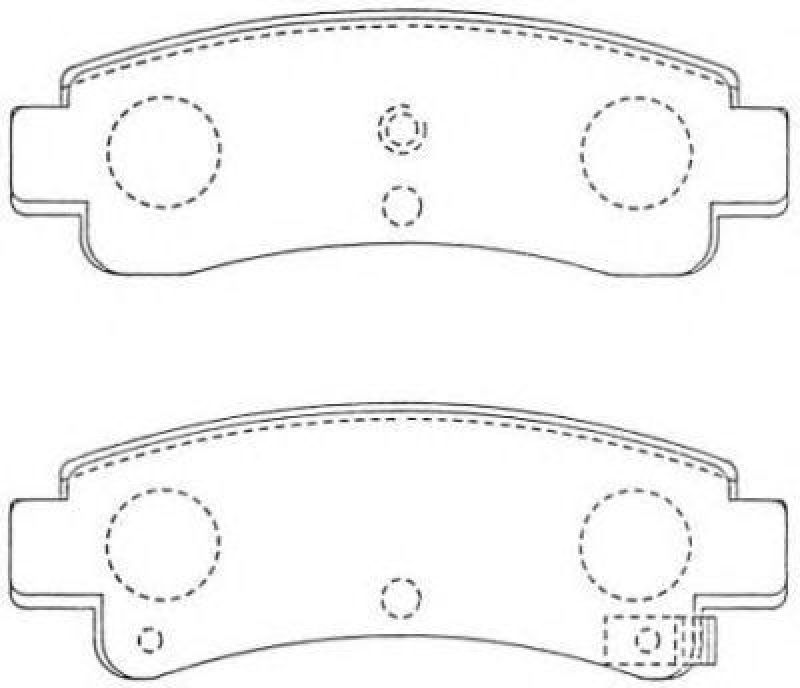 AISIN ASN-237W - Brake Pad Set, disc brake