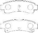 AISIN ASN-237W - Brake Pad Set, disc brake