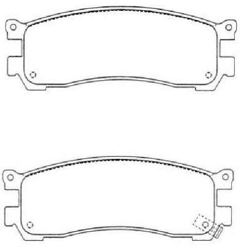 AISIN ASN-239 - Brake Pad Set, disc brake