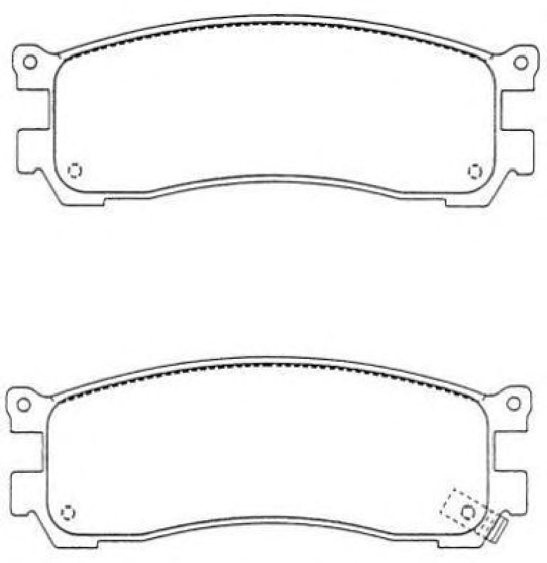 AISIN ASN-239 - Brake Pad Set, disc brake