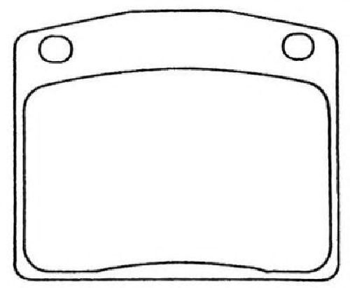 AISIN ASN-24 - Brake Pad Set, disc brake