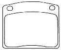 AISIN ASN-24 - Brake Pad Set, disc brake