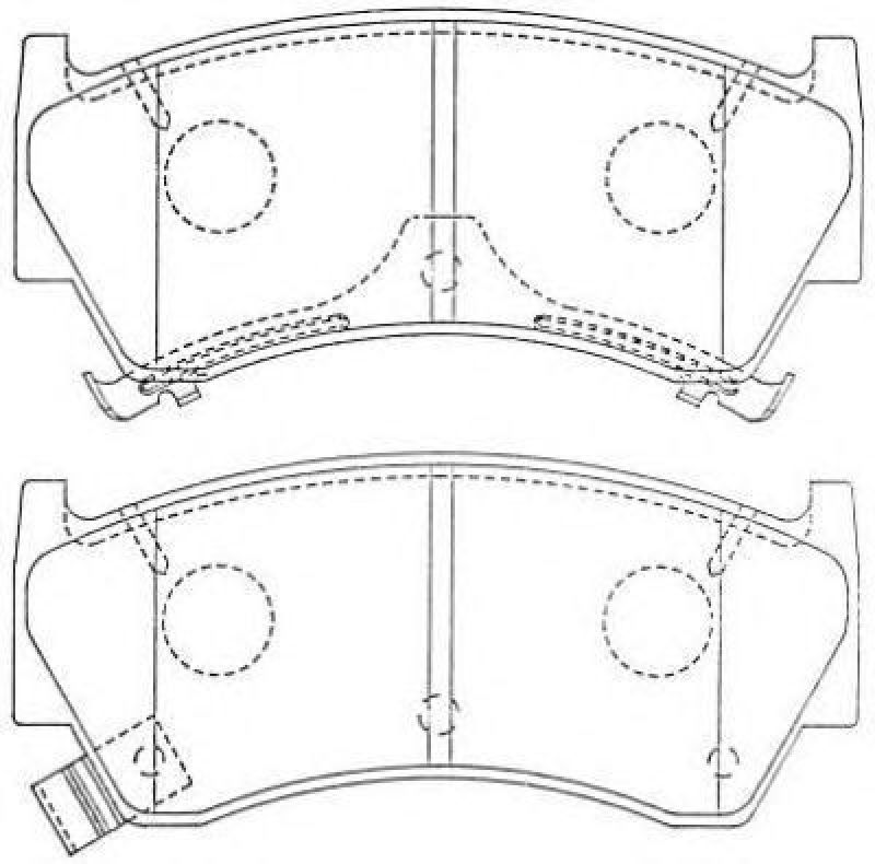 AISIN ASN-246 - Brake Pad Set, disc brake